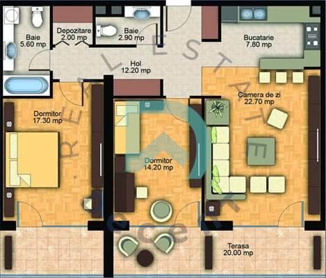 Apartament 3 camere - foto 12