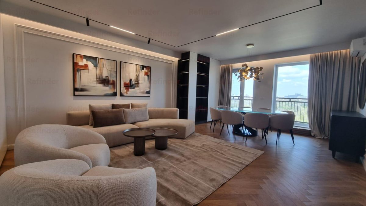 Vanzare apartament 4 camere | oferta unica | la intrarea in Parcul Oraselul Copiilor | bloc 2020 | etaj 10/12 |  dec | 104mp utili | mobilat, utilat | - 