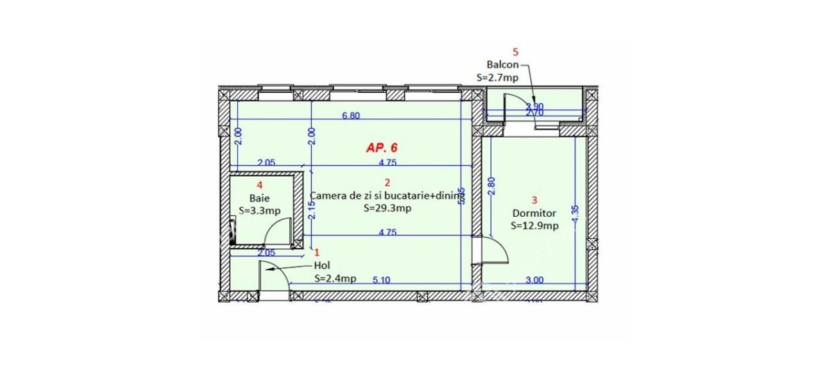 Apartament cu 2 camere si loc de parcare etaj 2 zona Unimat Selimbar - foto 7