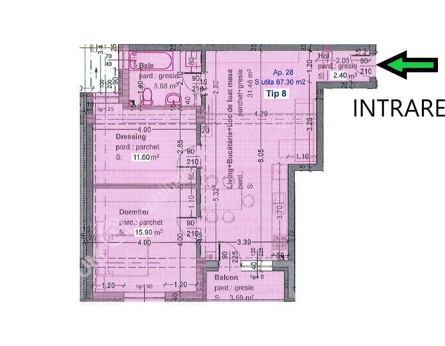 Apartament cu 3 camere 2 balcoane etaj 1 in Selimbar zona Triajului - foto 4