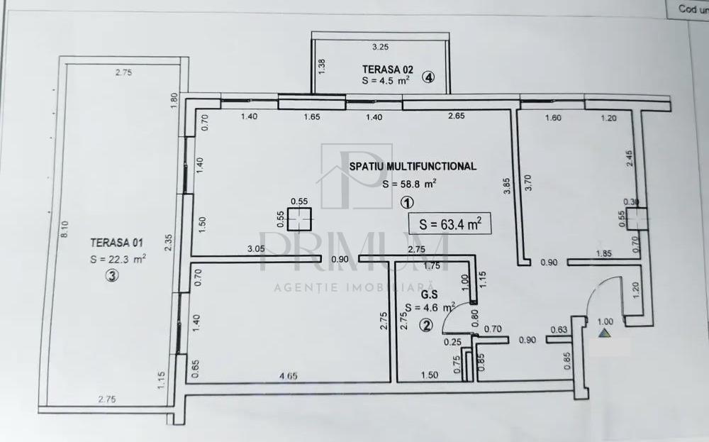 BARNUTIU - 3 CAM - 2 BAI - LOC PARCARE - BOXA - BLOC NOU - LIFT - PANORAMIC || - foto 8