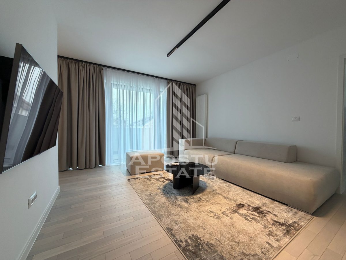 Apartament 2 camere, de inchiriat, loc de parcare, balcon, Dumbravita - foto 3