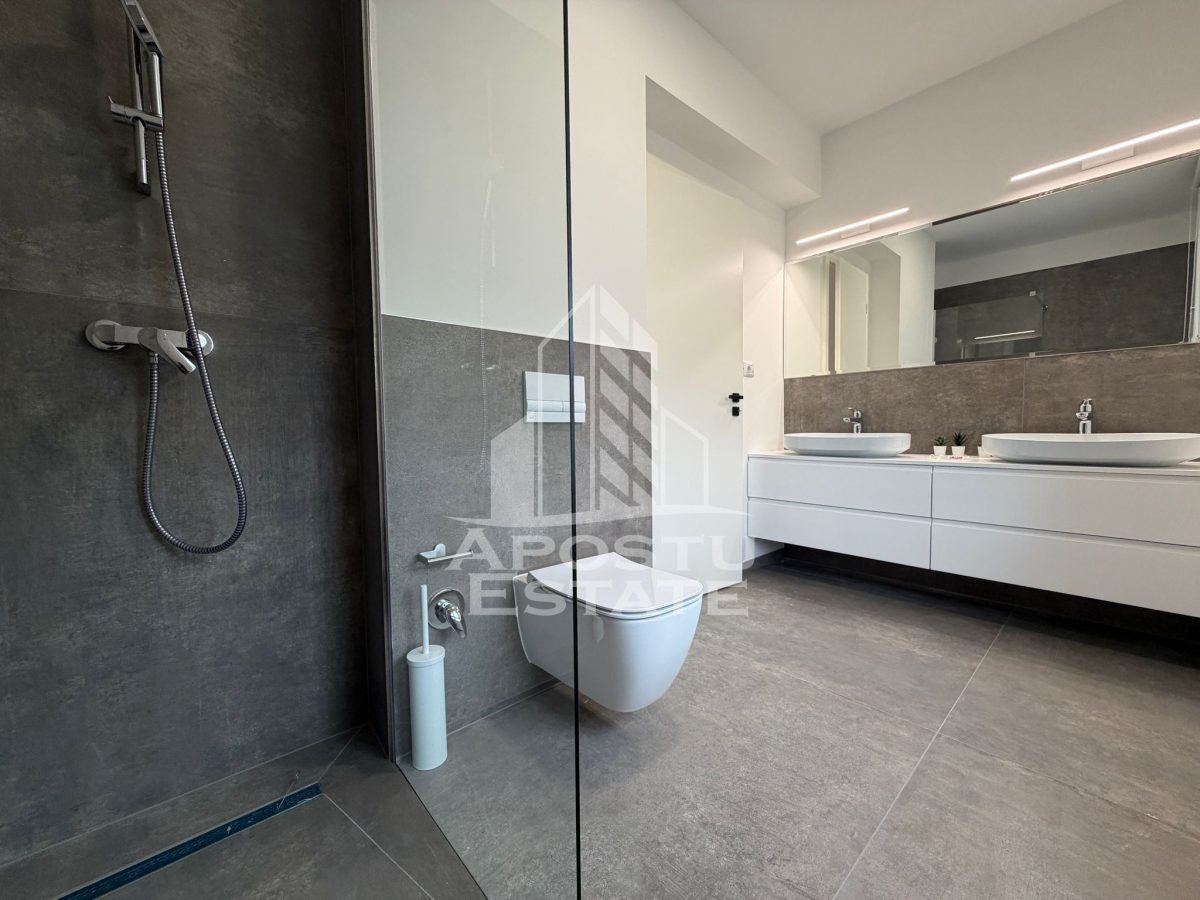 Apartament 2 camere, de inchiriat, loc de parcare, balcon, Dumbravita - foto 10