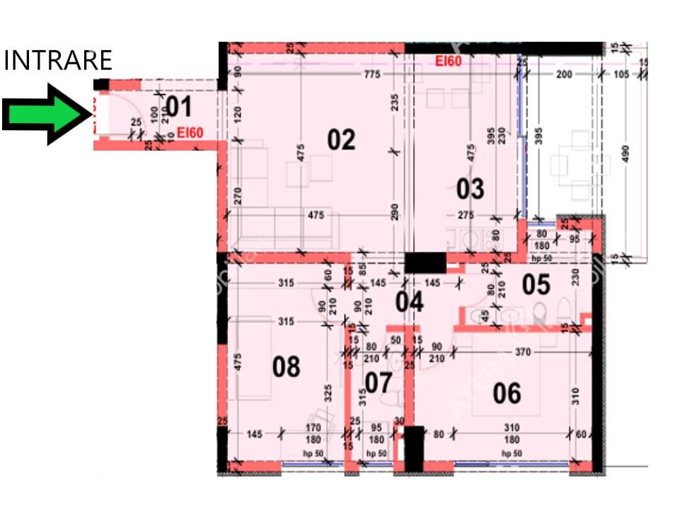 Apartament cu 3 camere si balcon in zona Calea Surii Mici din Sibiu - foto 7
