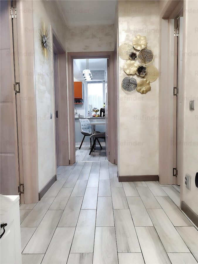 Vanzare apartament 3 camere | Titan | Parcul Teilor | bl 2019 | etaj 1/4 | lift | 77mp utili | 2 bai | mobilat si utilat lux | loc parcare | - foto 12