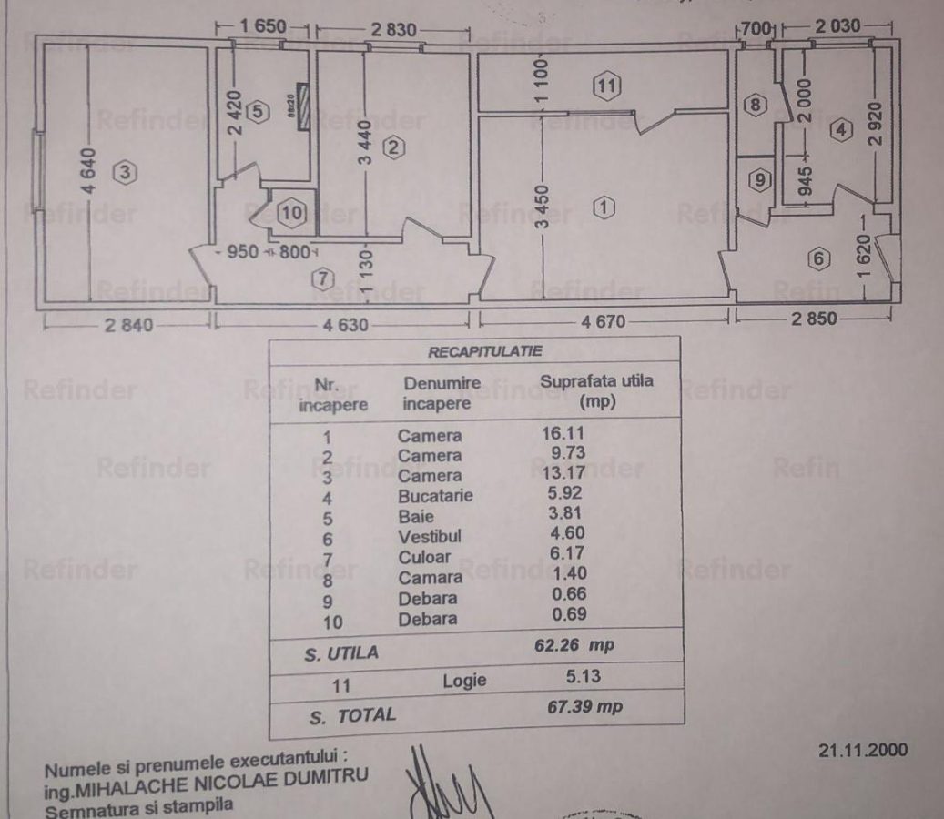 Vanzare apartament 3 camere | Titan metrou | bloc reabilitat | 67mp utili | etaj 2/4 | - foto 4