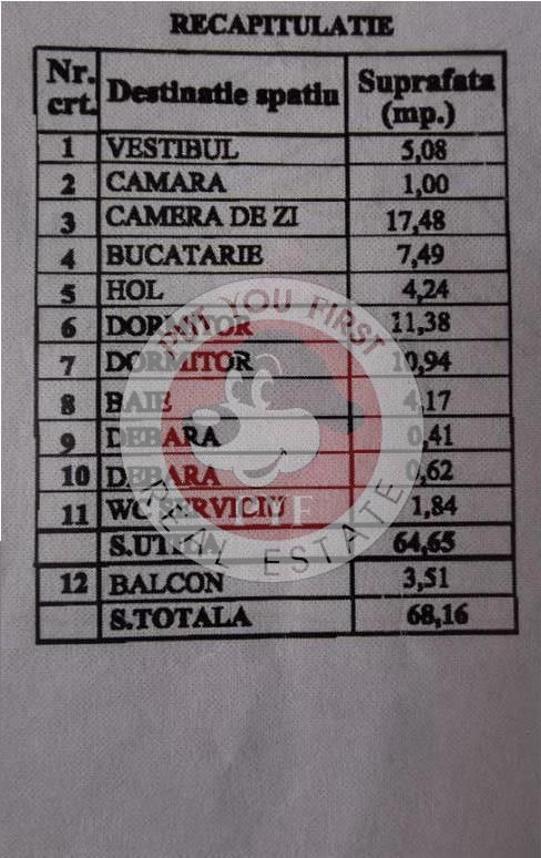 Piata Rahova | Ap 3 camere | 68mp | Decomandat | B12073 - foto 6