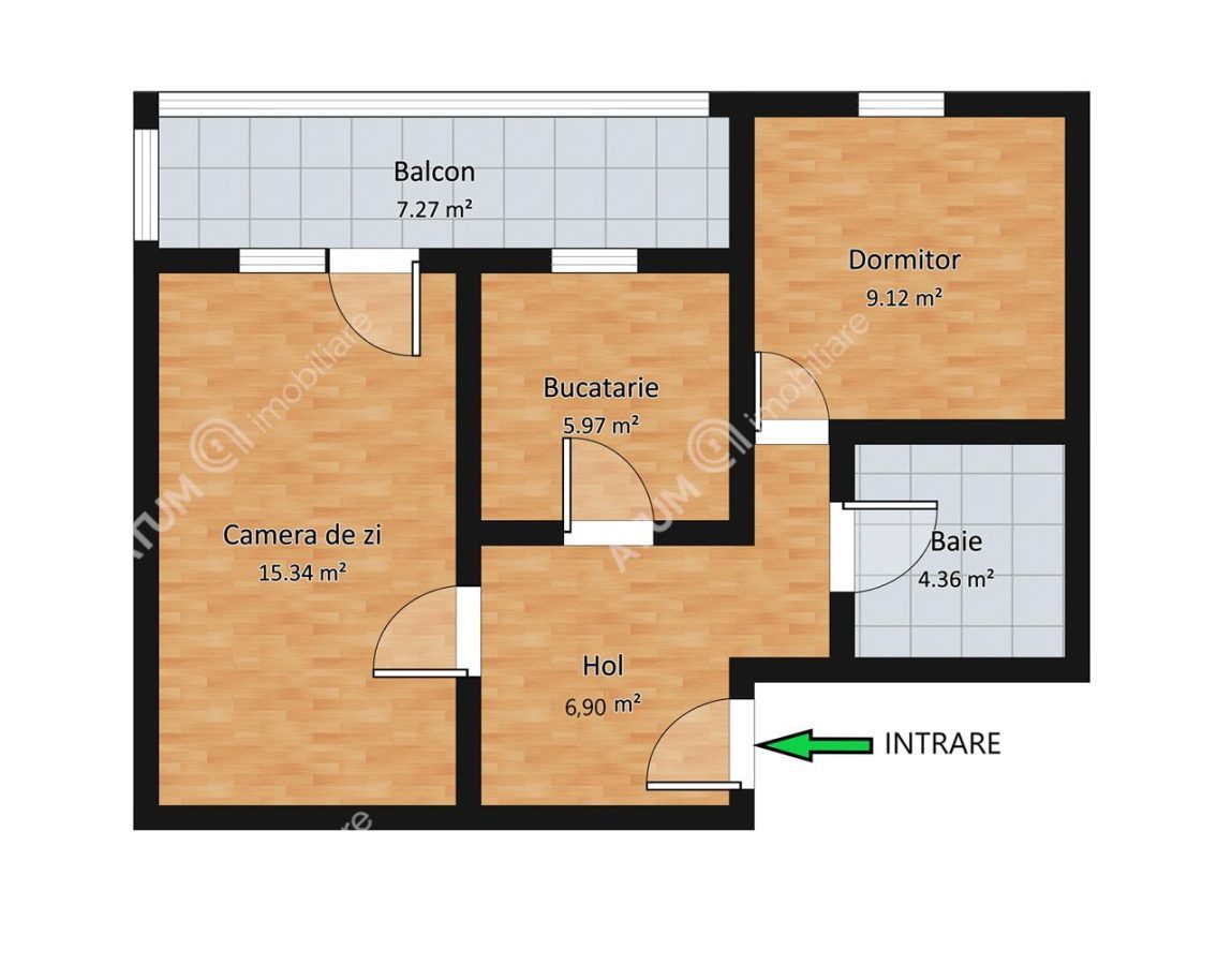 Apartament renovat cu 2 camere decomandate si balcon zona Rahovei - foto 6