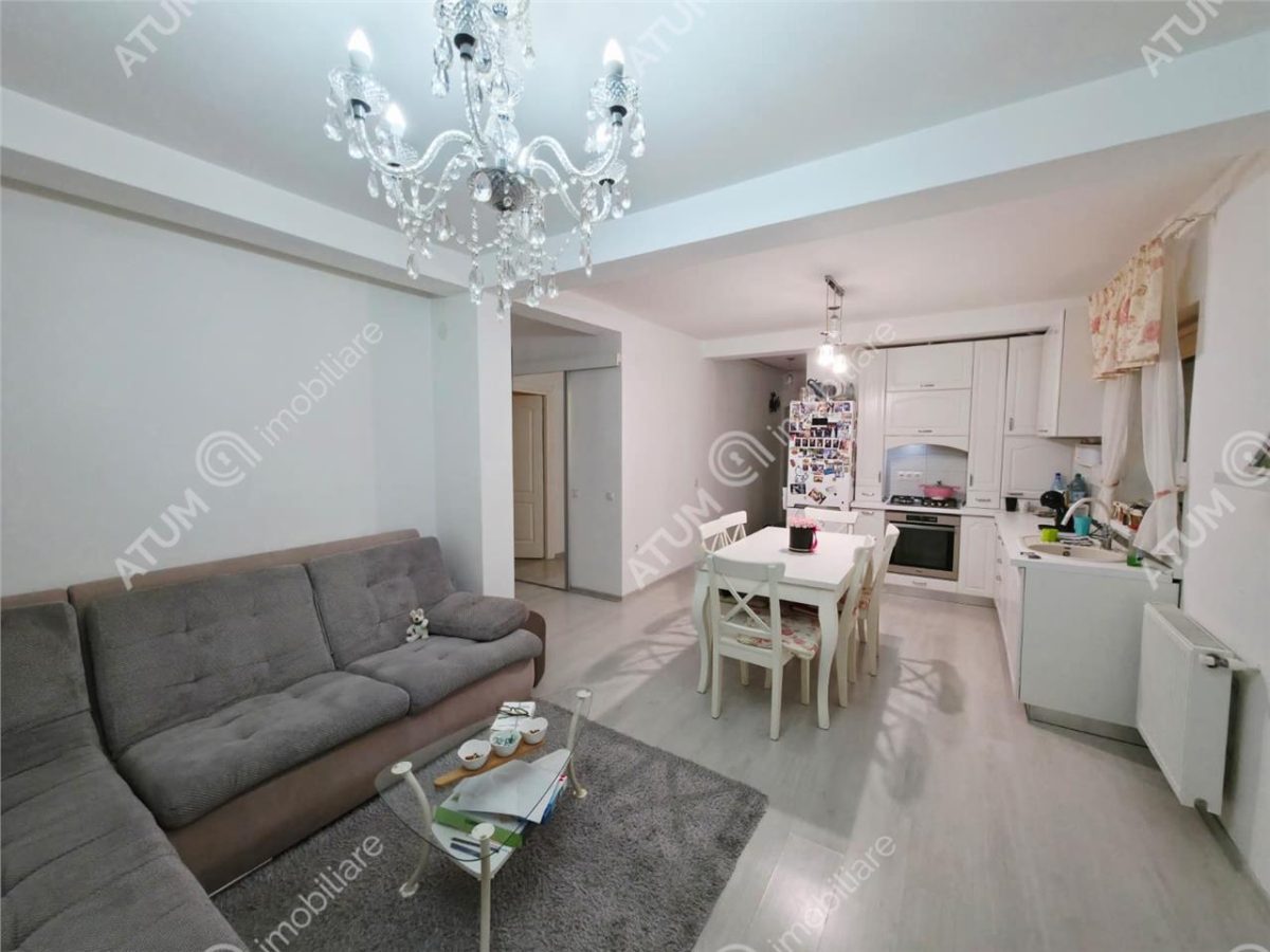 Apartament cu 3 camere si gradina de 74 mp in zona Selimbar din Sibiu - 