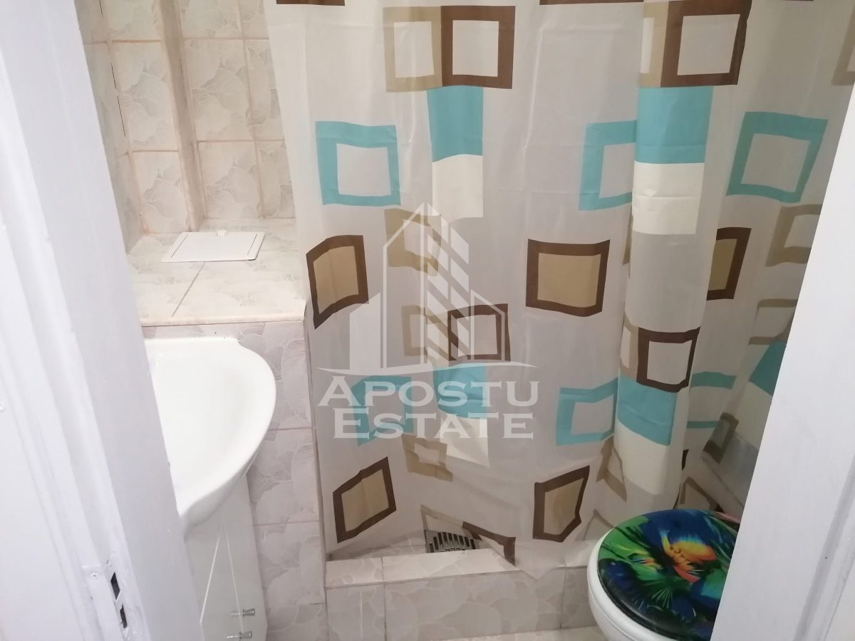 Apartament cu 1 camera, etajul 1, centrala proprie, zona Buziasului - foto 12