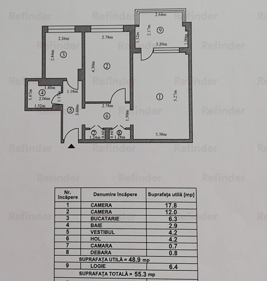 Vanzare apartament 2 camere | Titan | Scoala Hamburg | intrare parc IOR | etaj 1/10 | renovat total nou | 56mp utili | mobilat si utilat  lux | - foto 12