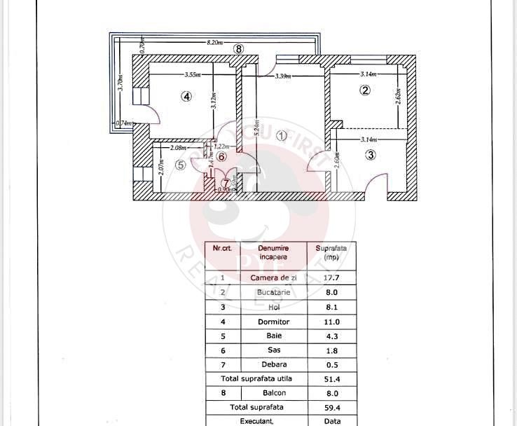 Pasajul Dna Ghica | 2 camere | Posibilitate Centrala | 60mp | B12796 - foto 8