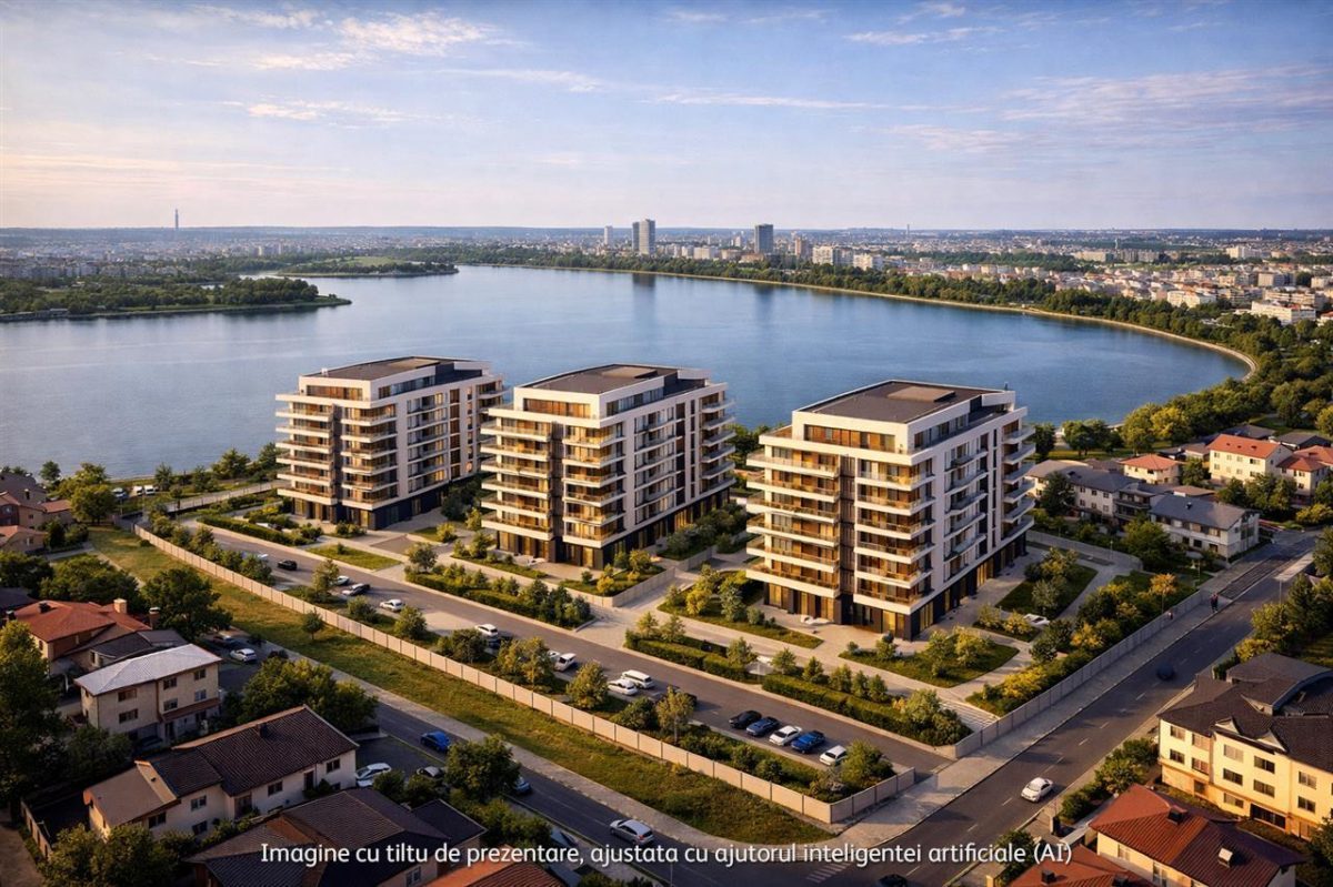 Teren 3771 mp,zona Lacul Morii, Vedere catre lac - foto 4