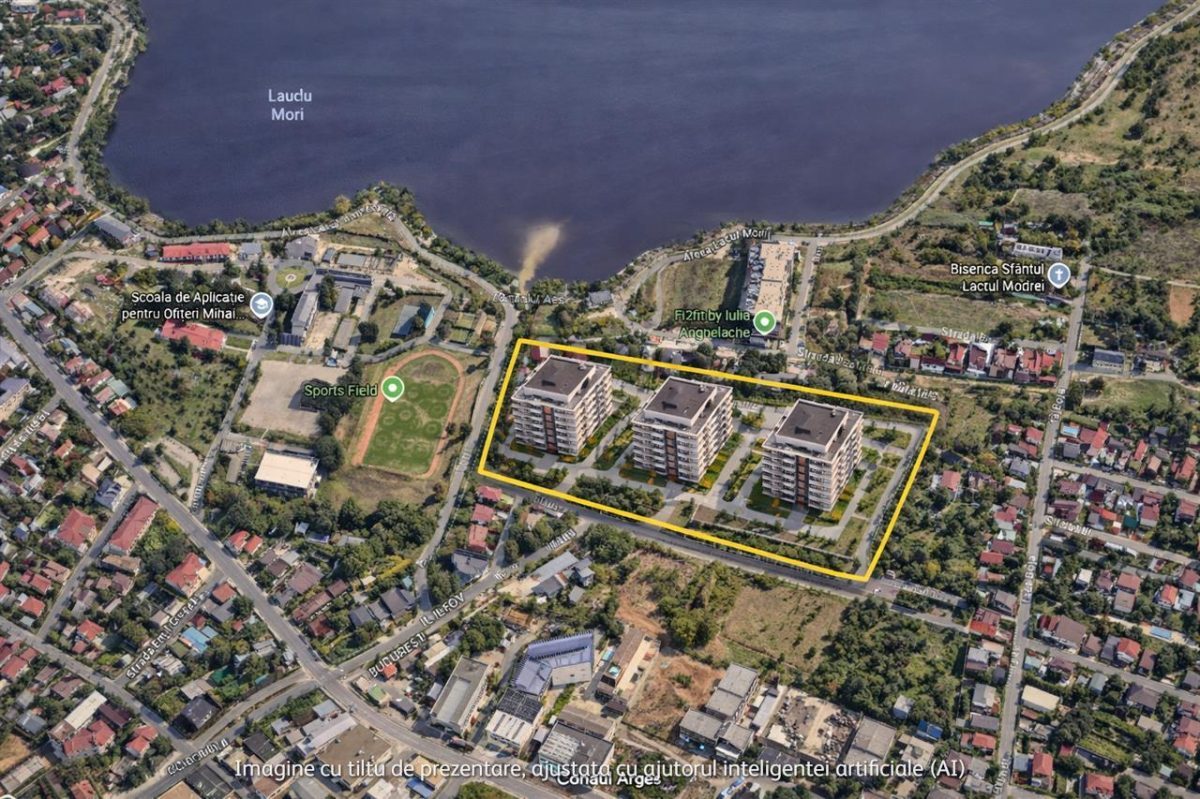 Teren 3771 mp,zona Lacul Morii, Vedere catre lac - foto 9