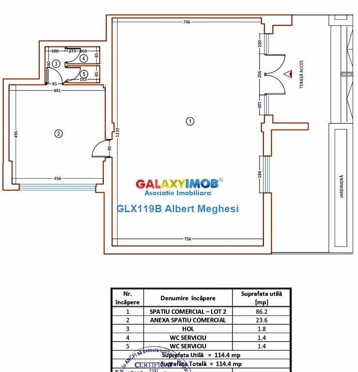 Investitie imobiliara - Spatiu comercial inchiriat Sisesti - 