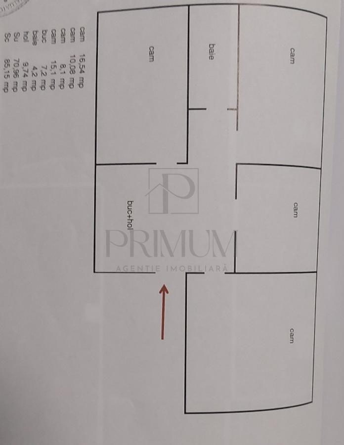 LIPOVEI - ETAJ 3 - BLOC IZOLAT - 4 CAMERE - 2 BALCOANE - CENTRALA PROPRIE - CLIMA - BOXA - foto 7