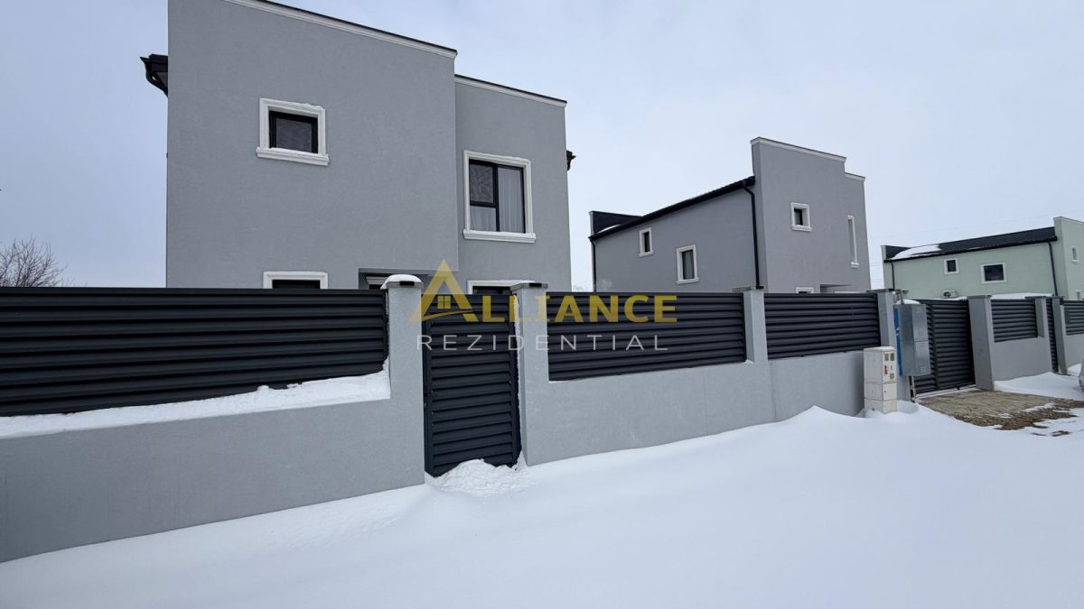 Casa individuala - 5 camere - 3 bai - teren 420 mp - 