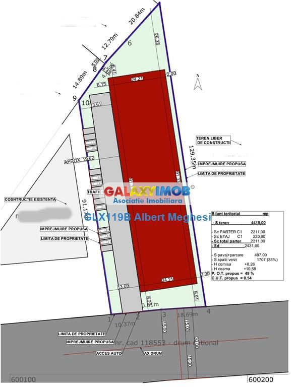 Vanzare Hala 1170 mp deschidere DN3 centura A0 - foto 6