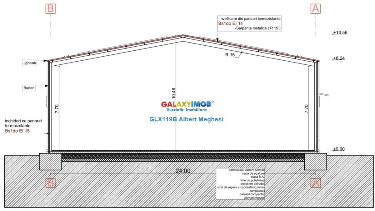 Vanzare Hala 600 mp deschidere DN3 centura A0 - foto 4