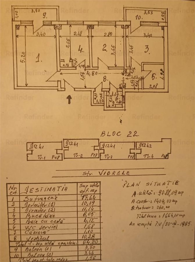 Vanzare apartament 3 camere | Tineretului | bloc 1986 | dec | 72mp | langa metrou Timpuri Noi | etaj 6/8 | - foto 11