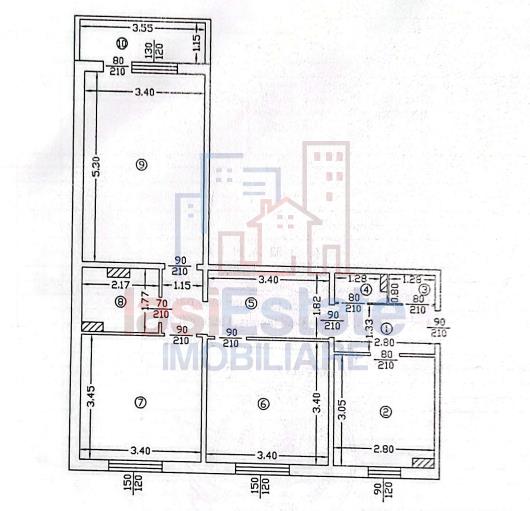 Apartament 3 camere Mircea cel Batran - foto 9