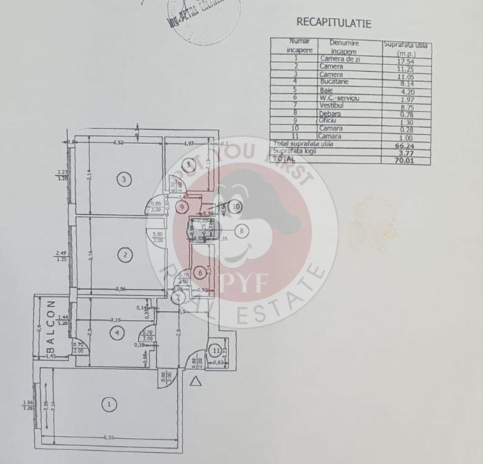 Piata Rahova | 3 camere | 70mp | Decomandat | B12374 - foto 8