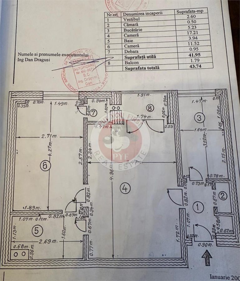 Biserica Italiana | 2 camere | 44mp | semidecomandat | B12216 - foto 6