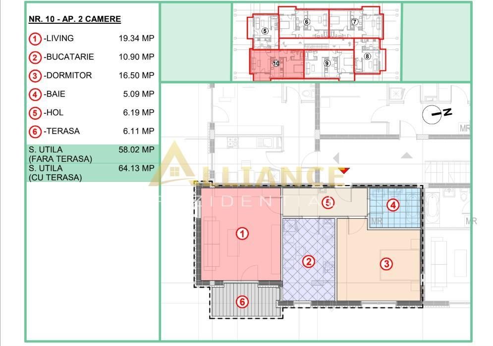 Apartament 2 camere Primarie Popesti 64 mp - foto 9