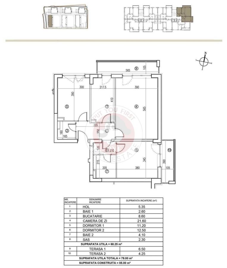 Baba Novac Residence | 3 camere | Parcare | 79mp | Dec | B13110 - foto 9
