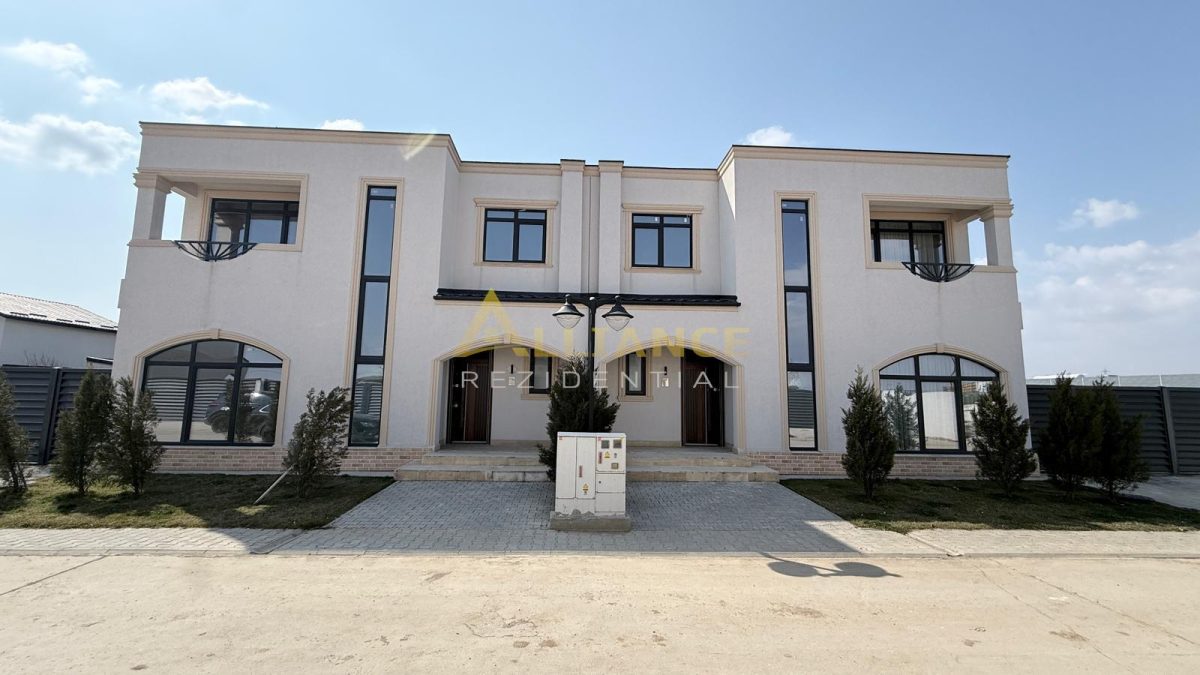 Duplex - 5 camere - 3 bai - 304 mp teren la intrare in comuna Berceni - 