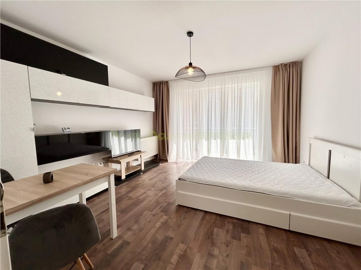 Garsoniera de inchiriat | 38,67mp | Utilata si mobilata | Avantgarden 3 - Brasov