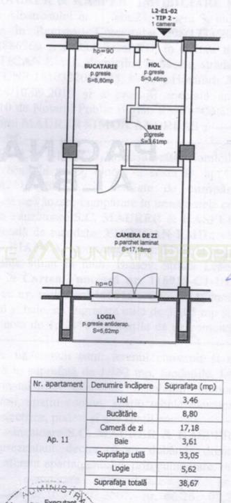 Garsoniera de inchiriat | 38,67mp | Utilata si mobilata | Avantgarden 3 - foto 12