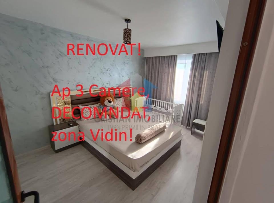 RENOVAT RECENT! AP 3 camere, Vidin, Confort 1 - 65 mp - 