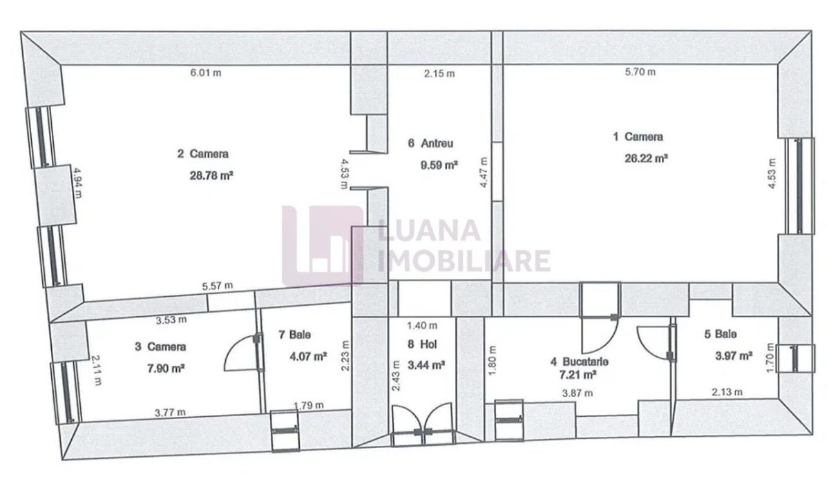 Doua apartamente de vanzare | Ultracentral | Renovate | Curte 100 mp | video - foto 14