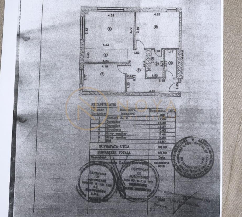 Apartament cu 3 camere de vanzare 4city Pipera, parcare si boxa - foto 15