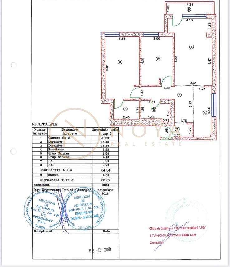 Apartament de vanzare cu 3 camere 4City Pipera, mobilat cu parcare - foto 14