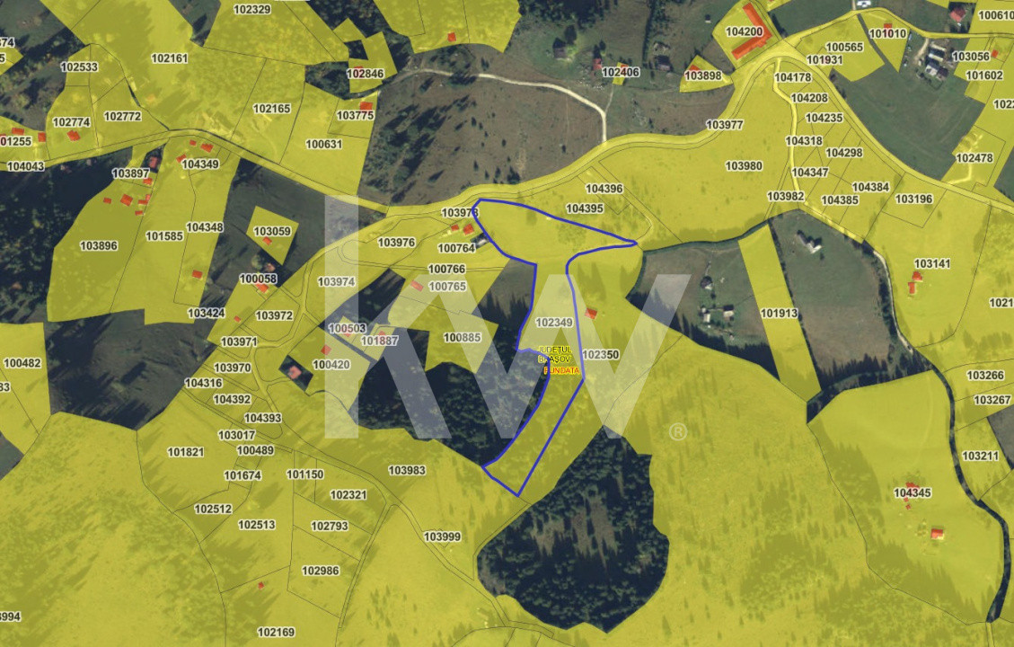 Teren Fundata, Brasov, intravilan, extravilan. COMISION 0% pret bun - foto 7