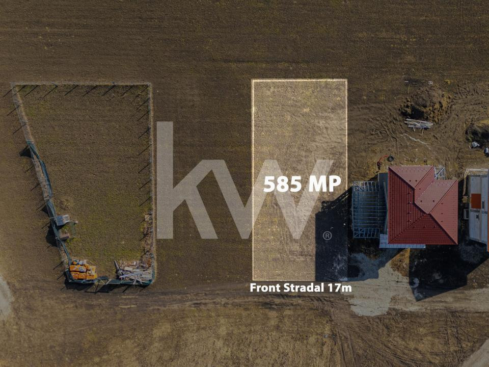 Teren intravilan 585mp Sânpetru, panoramă Lempes si padure, Comision 0% - Sanpetru