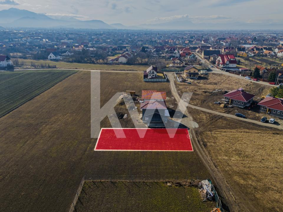 Teren intravilan 585mp Sânpetru, panoramă Lempes si padure, Comision 0% - foto 8