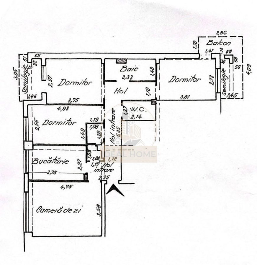 Apartament 4 camere decomandat - etajul 2 - bloc din 1980 - 90 mp - foto 4