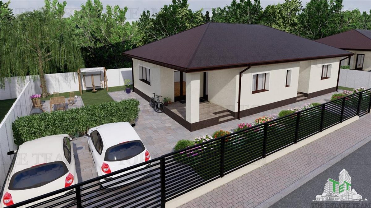 Casa parter 4 camere incalzire in pardoseala in Domnesti - foto 9