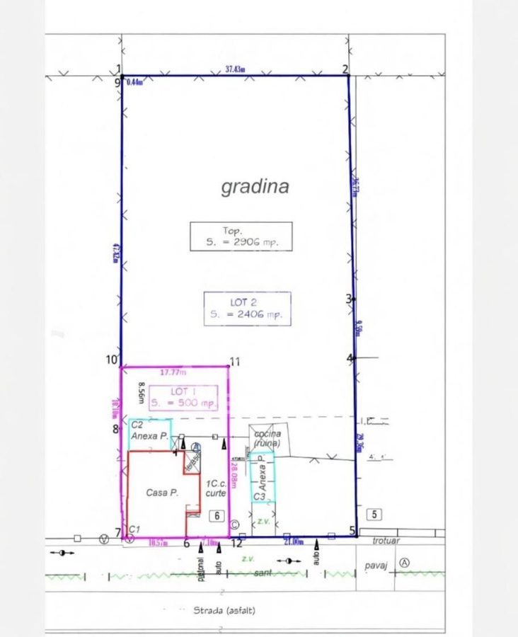 Teren de vanzare 2406 mp, strada principala, Utvin, Jud. Timis. - 