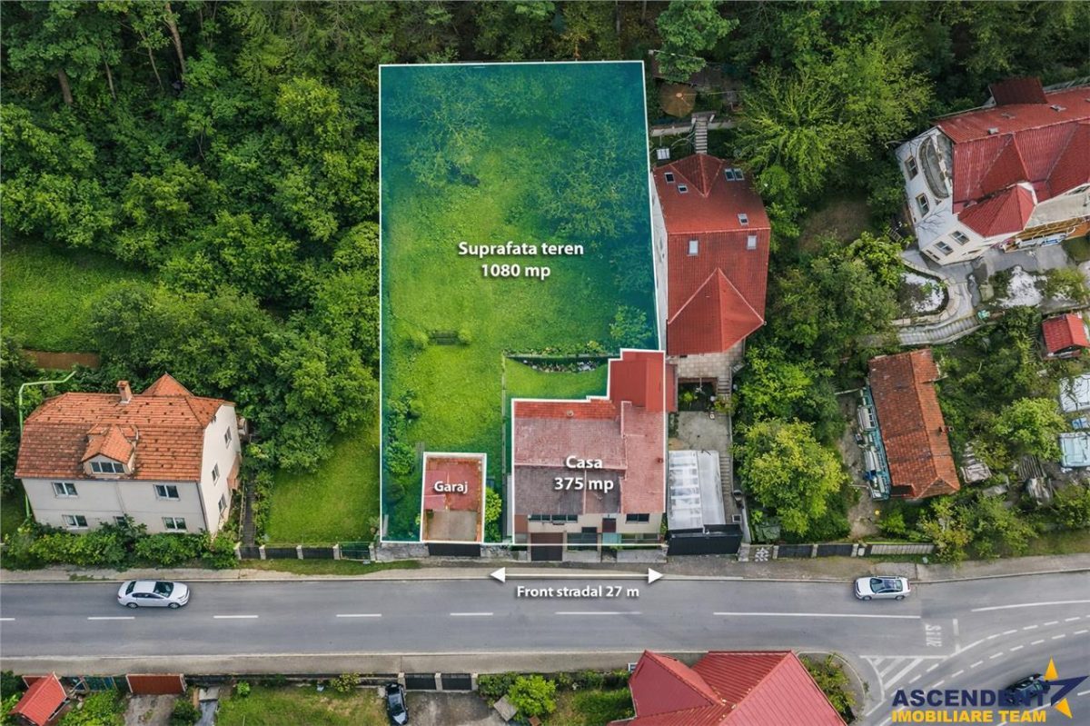 Vila cu potential,2 garaje,teren 1.080 mp,strada Marasesti, Bartolomeu, Brasov - foto 3