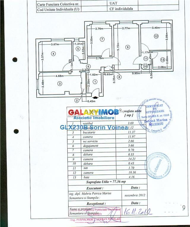 Apartament 4 camere  Calea Rahovei Sebastian | centrala | 0% comision - foto 12