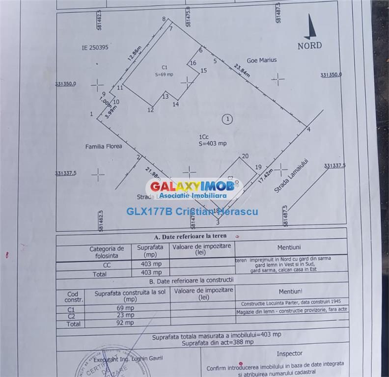 Casa 3 camere 60 mp Teren 403 mp Chitila Triaj Str Marmurei - foto 20