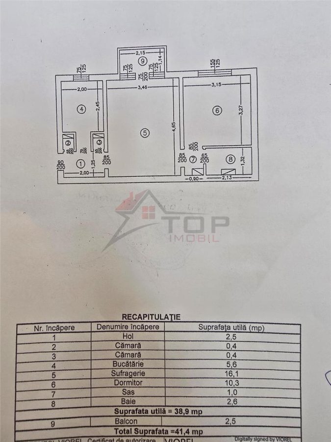 Etaj 2 - Mircea cel Batran, 2 camere, liber - foto 6