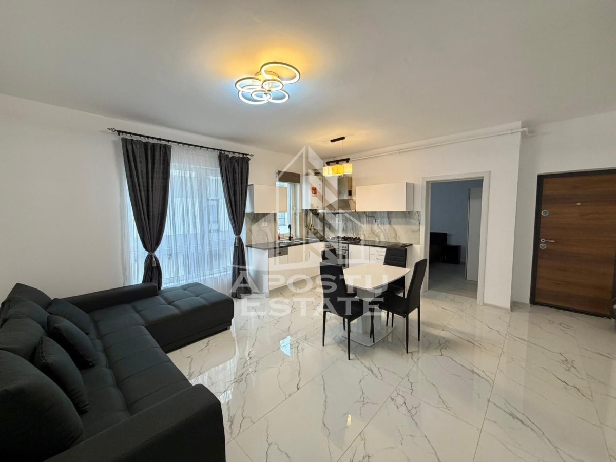 Apartament 3 camere, de inchiriat, centrala proprie, Giroc - 