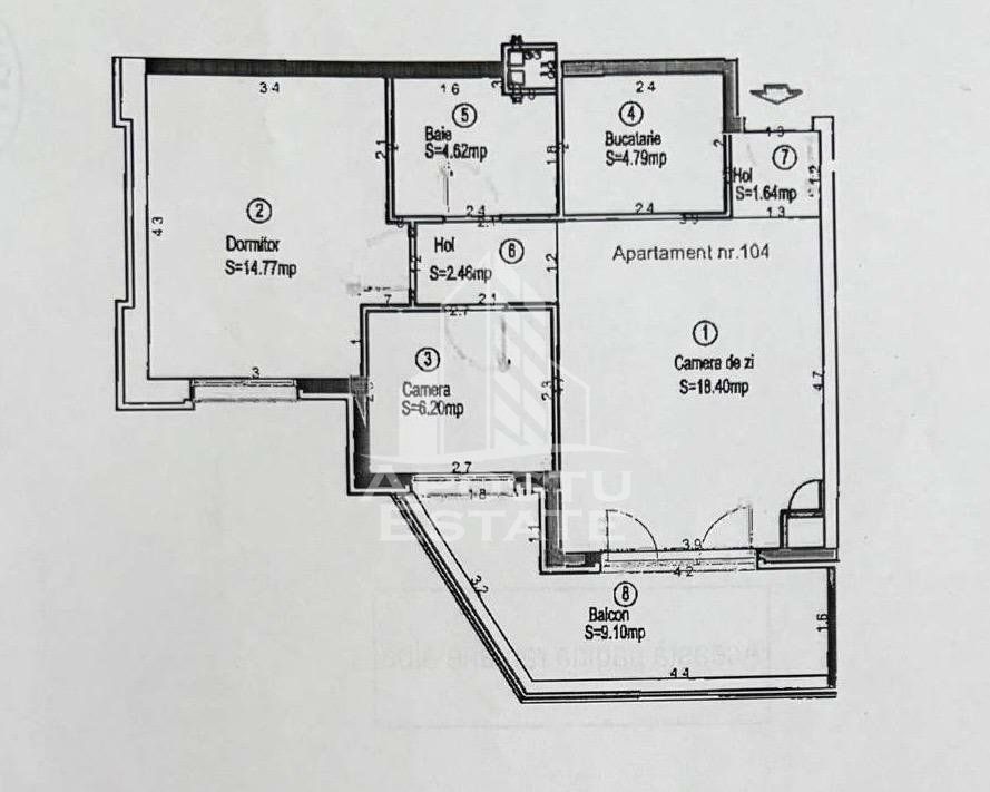 Apartament 3 Camere de vanzare, Denya Forest, Lipovei, Timisoara - foto 13