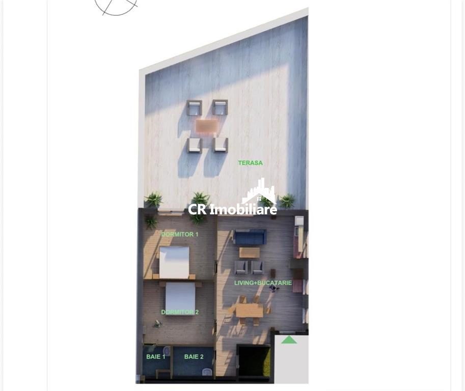 Apartament de 3 camere tip penthouses Carol Viilor - foto 6