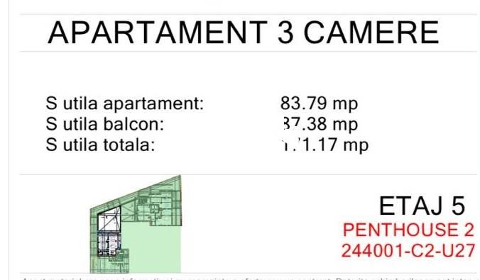 Apartament de 3 camere tip penthouses Carol Viilor - foto 7